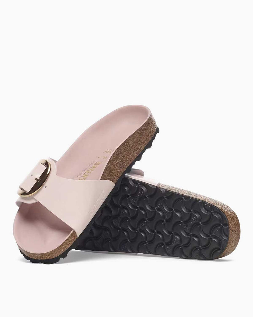 Birkenstock Madrid Big Buckle NL High Shine Kadın Terlik Light Rose