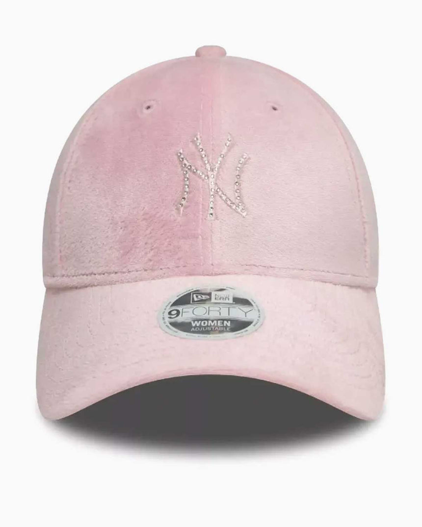 New Era 940 Diamante Velour 9Forty NY Kadın Şapka Pembe