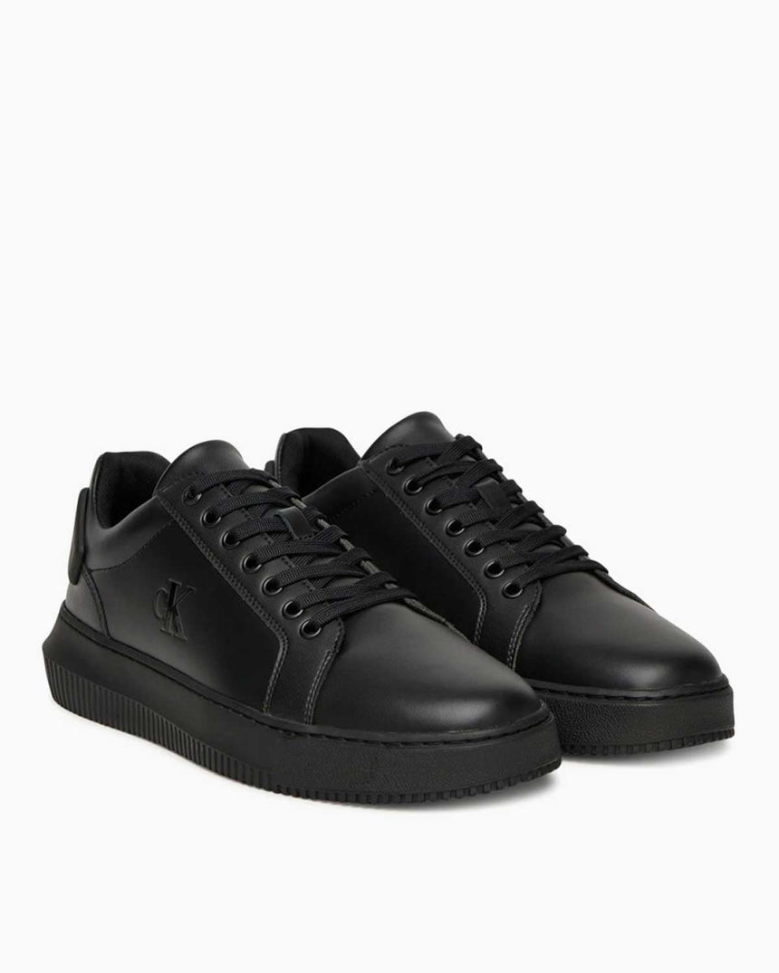 Calvin Klein Malmo Yama Detaylı Topuk Erkek Sneaker Triple Black