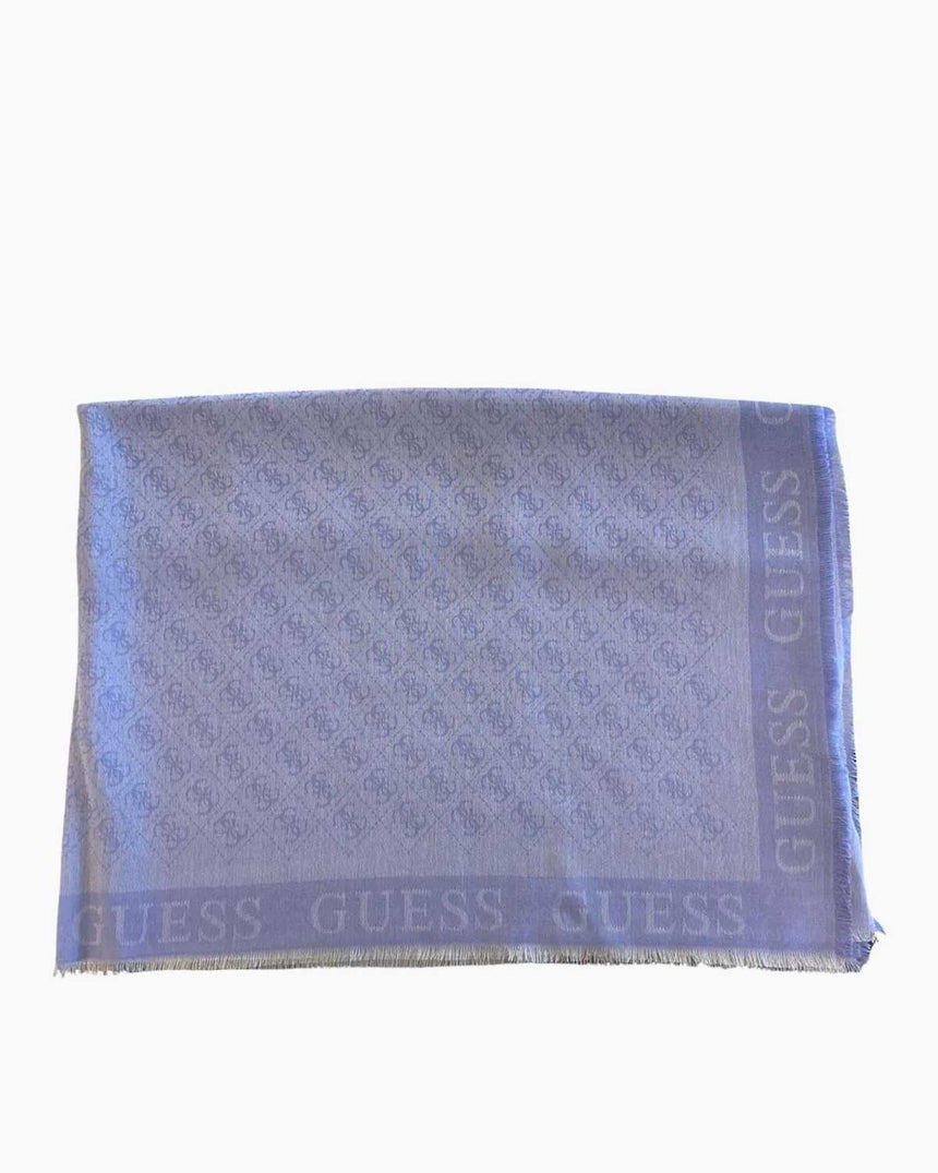 Guess Kefiah Textile Logolu Şal Lavender