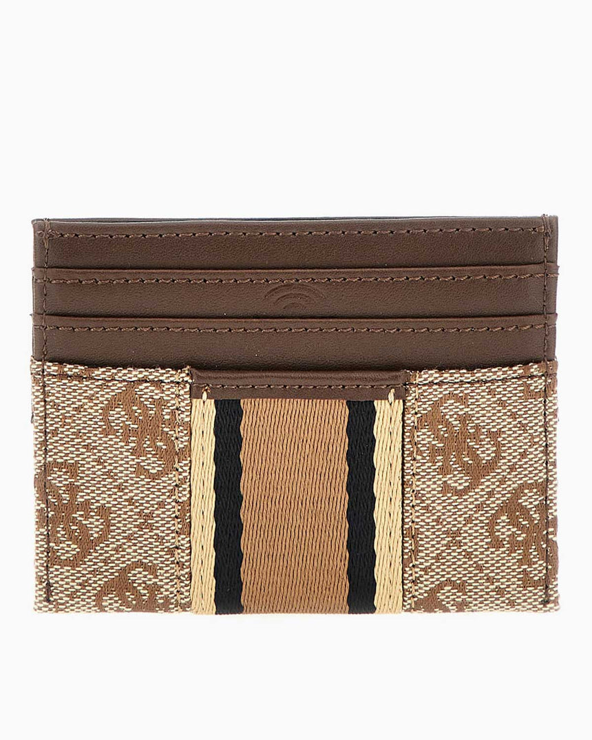 Guess Madrid Logolu Kartlık Beige / Brown