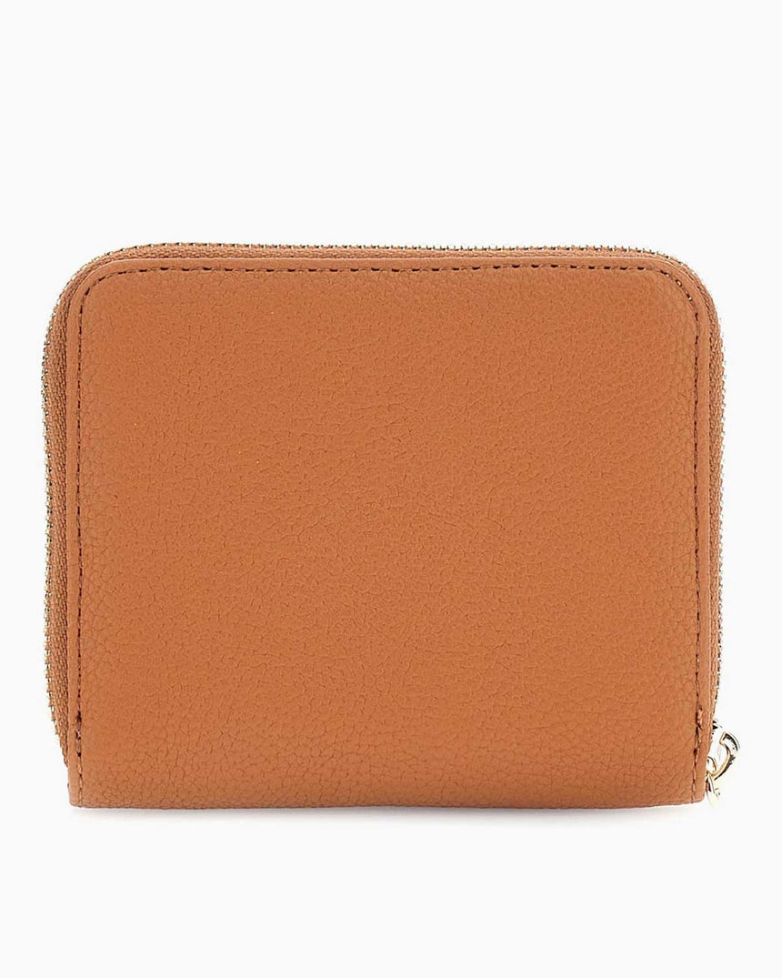Guess Laurel II Küçük Boy Fermuarlı Kadın Cüzdan Cognac