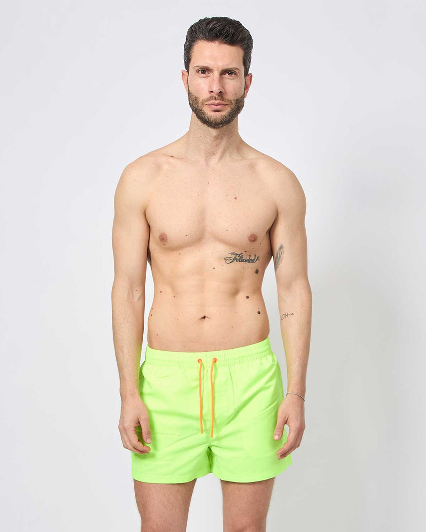 Guess Swimtrunk Neon Deniz Şortu Jaune/Fluo Yellow