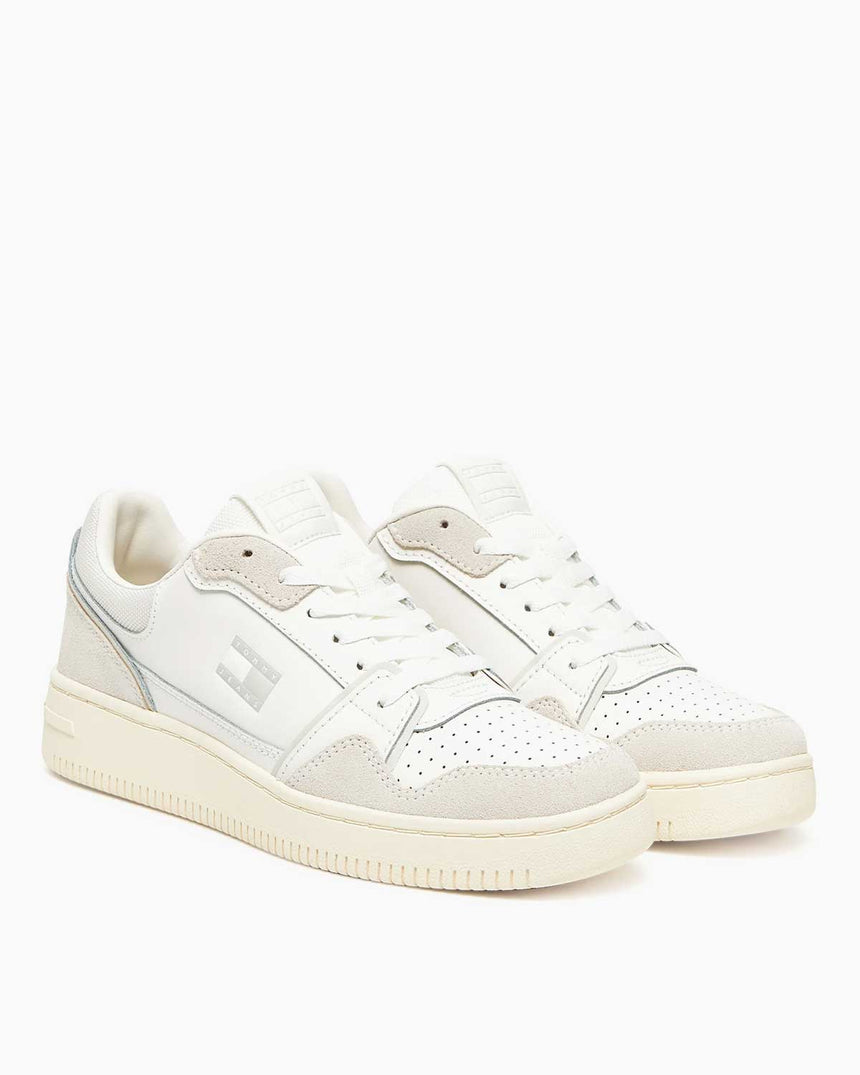 Tommy Hilfiger Meg Retro Kadın Basket Sneaker Ecru/Stratus Grey