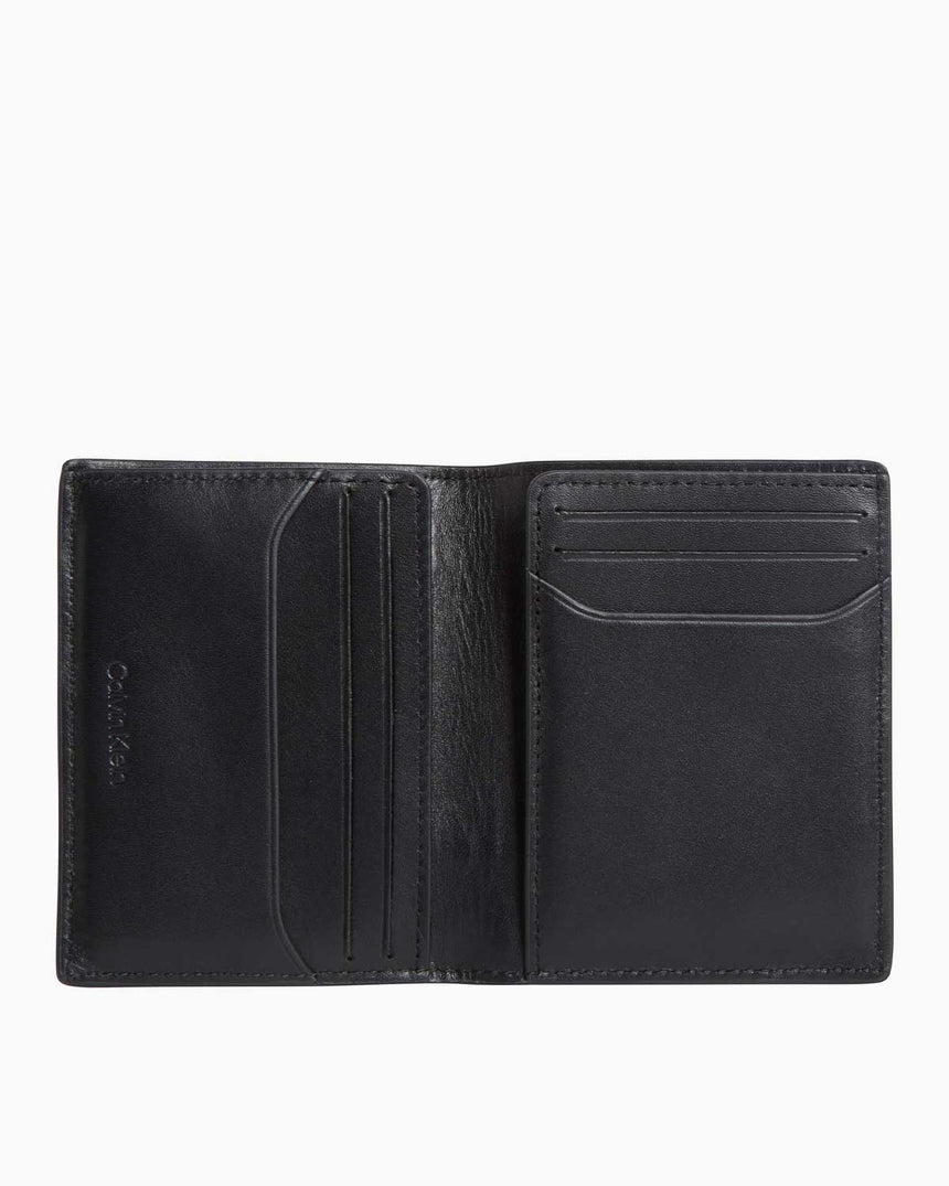Calvin Klein Subtle Mix Bifold Cüzdan Black Grain/Smooth