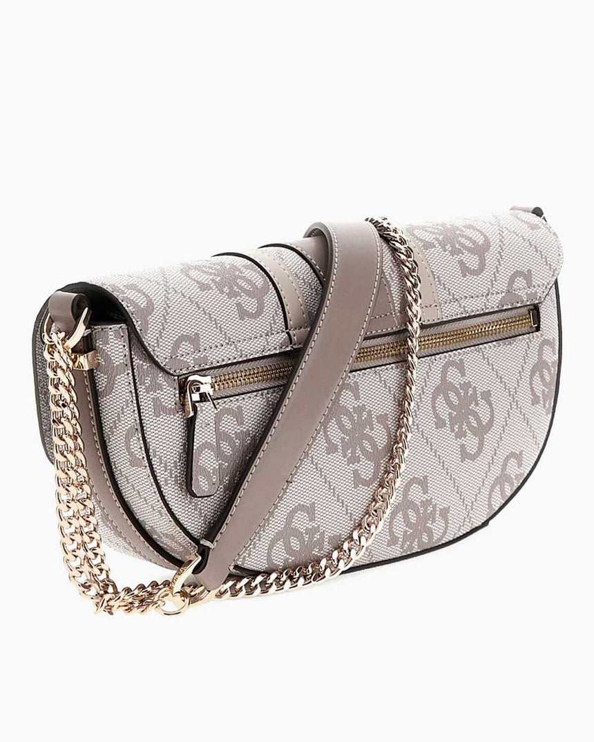 Guess Access Erenia Kadın Omuz Çantası Dark Oak