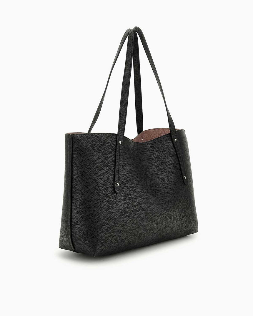 Guess Brenton Kadın Tote Omuz Çantası Black