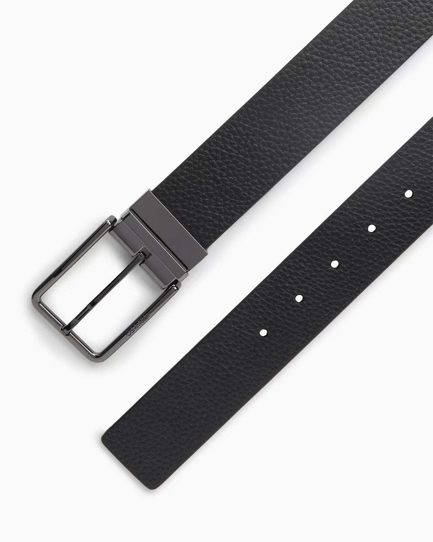 Calvin Klein Adj Rev Belt Kemer Ck Black Pebble/Dk Brown Pebble