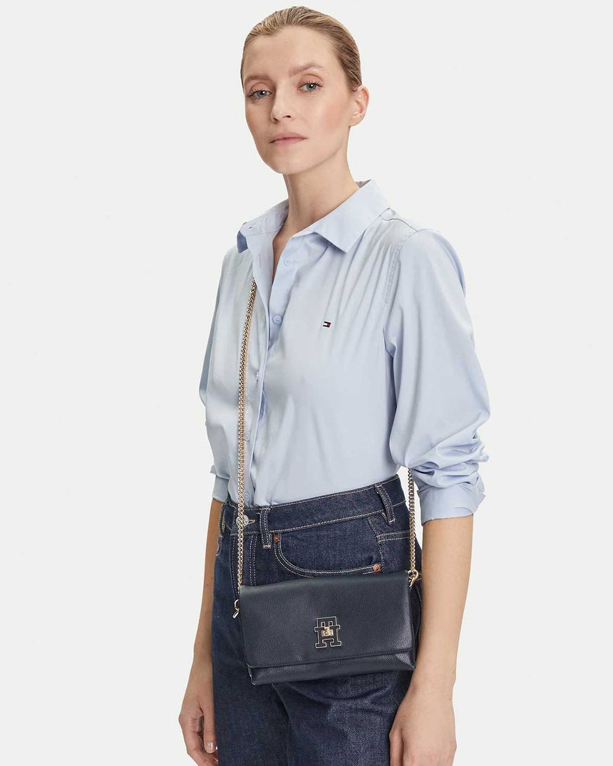 Tommy Hilfiger Modern Kadın Mini Çapraz Askılı Çanta Space Blue