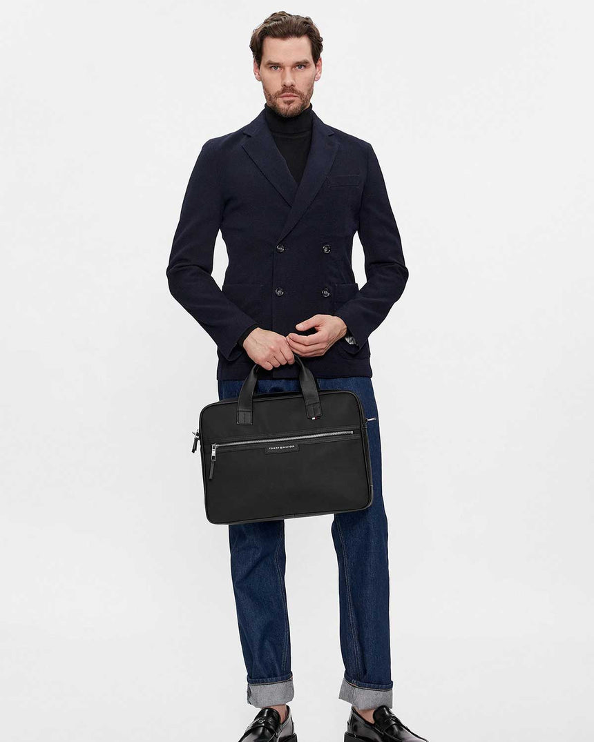 Tommy Hilfiger Urban Repreve Computer Bag Black