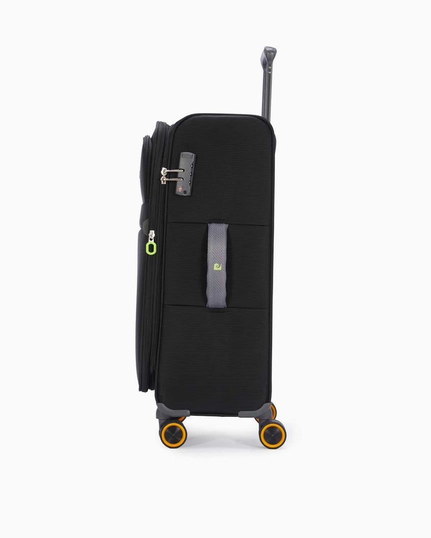 Pierre Cardin Orta Boy Kumaş Valiz Siyah