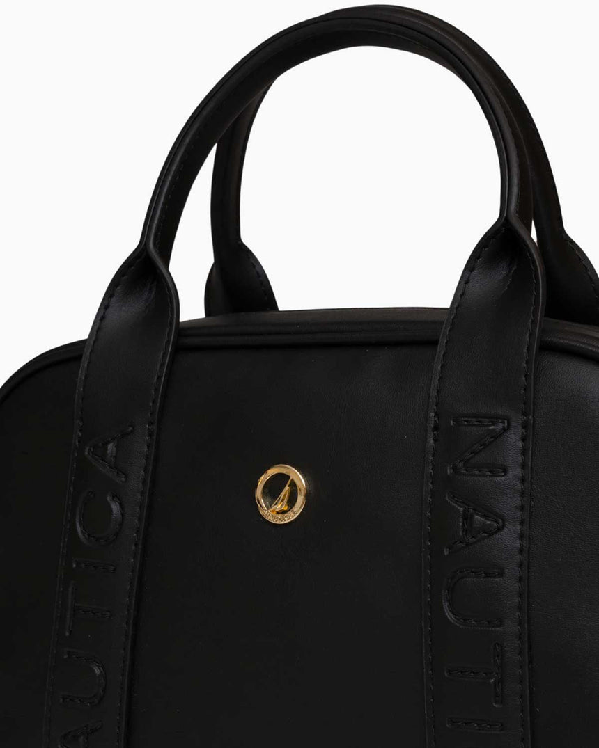 Nautica Ladies Logolu El Çantası Siyah
