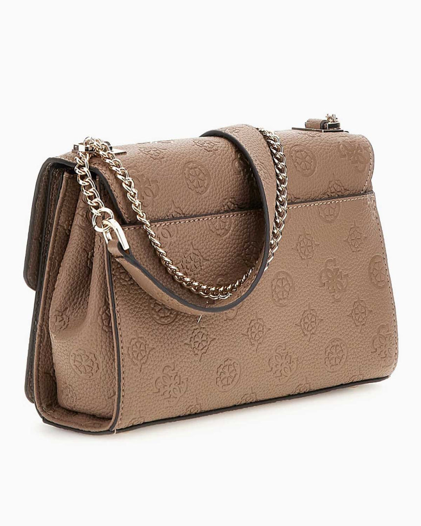 Guess Cresidia II Kadın Omuz Çantası Dark Oak