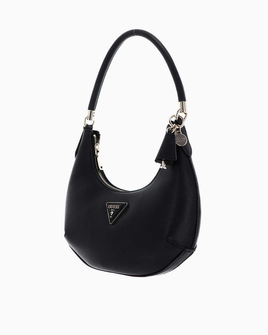 Guess Gizele Small Logolu Omuz Çantası Black