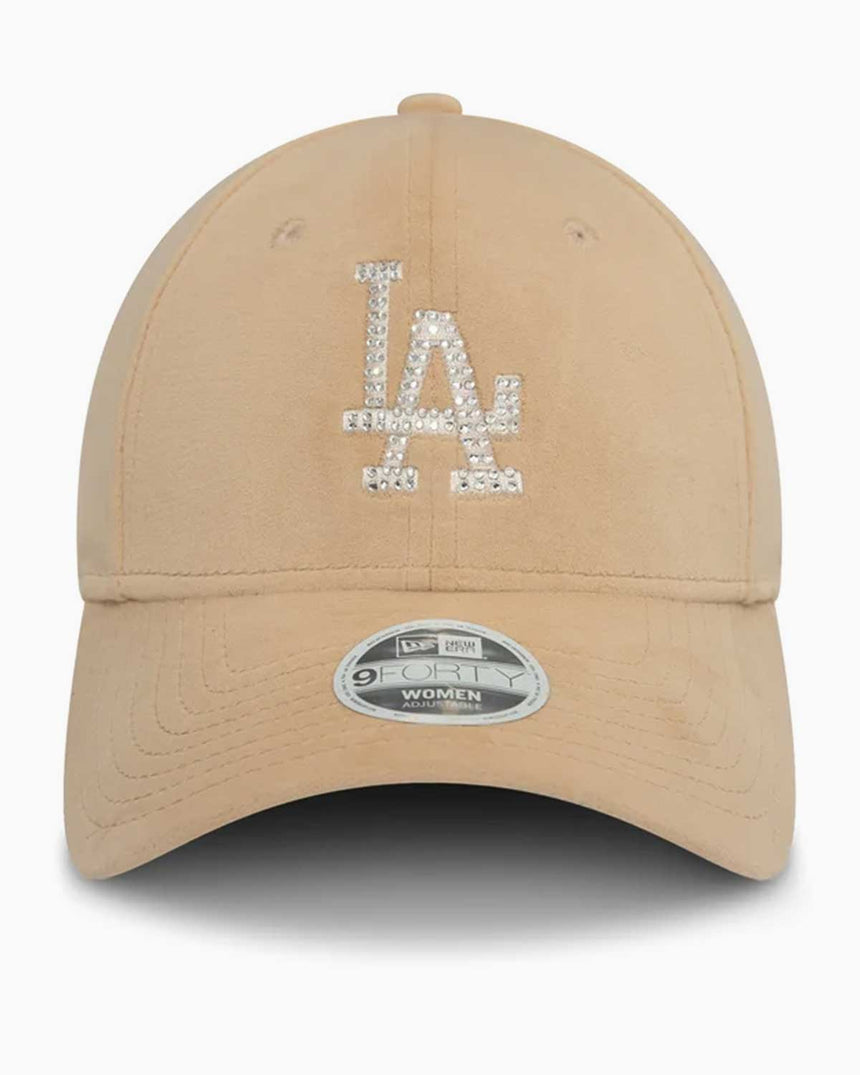 New Era LA Velour Diamente 940 Fort Şapka Açık Bej
