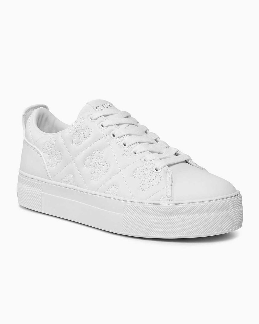 Guess Gianele Peony Logo Sneakers White
