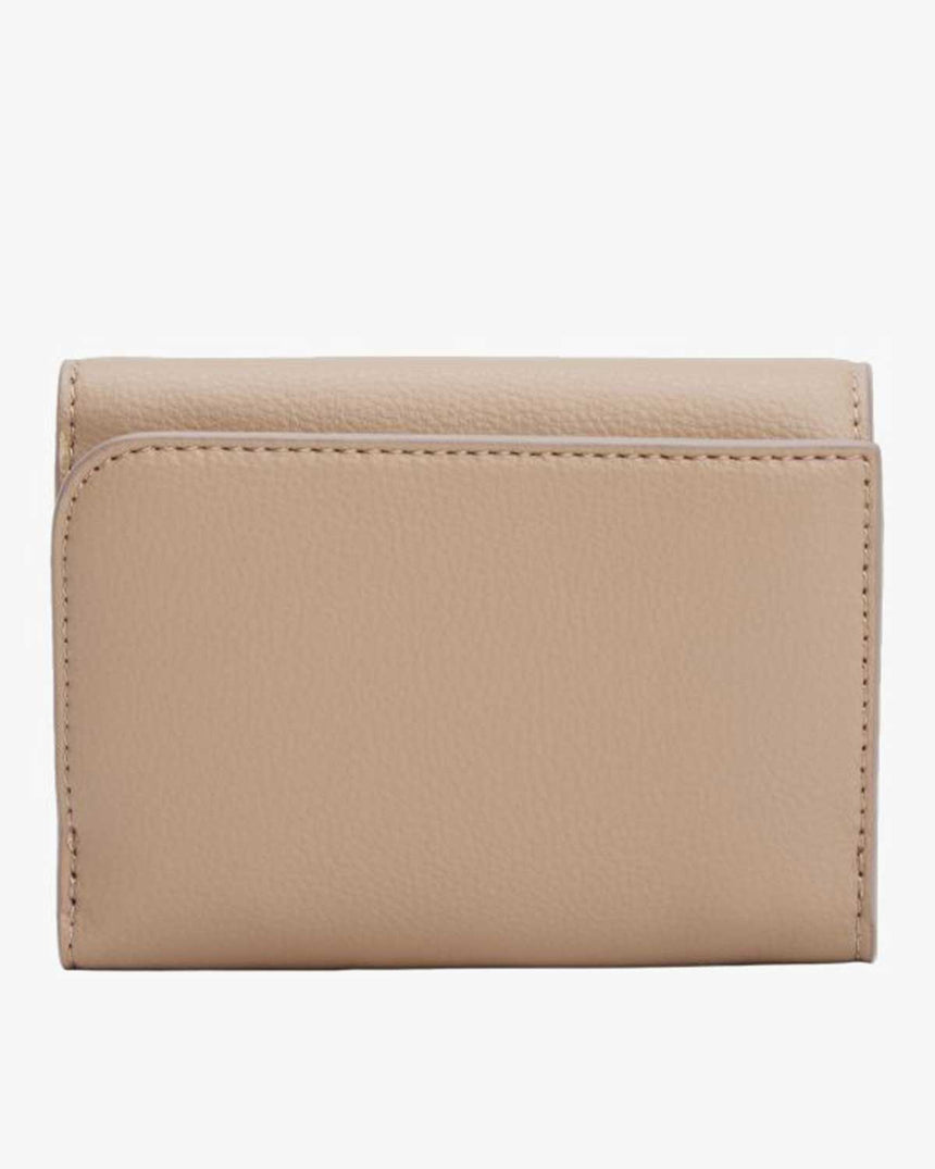 Tommy Hilfiger Logo Bantlı 3 Katlı Kadın Cüzdan Coastal Taupe