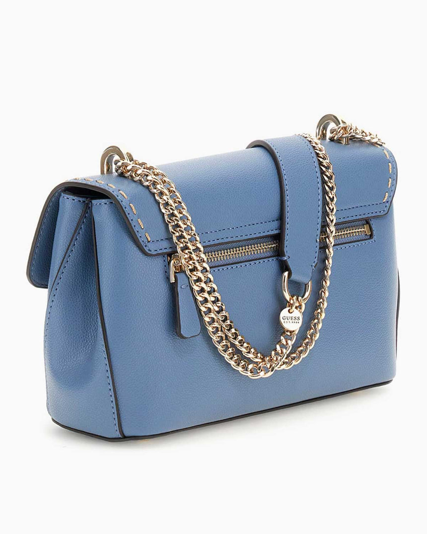 Guess Anadela Flap Zincir Detaylı Omuz Çantası Slate