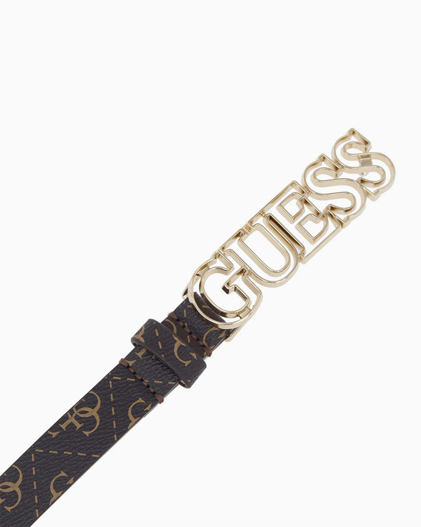 Guess Vikky Adjust Monogram Kemer Brown Logo