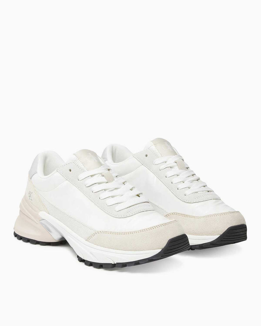 Calvin Klein Tokyo Yüksek Yürüyüş Kadın Sneaker Bright White/Silver Creamy