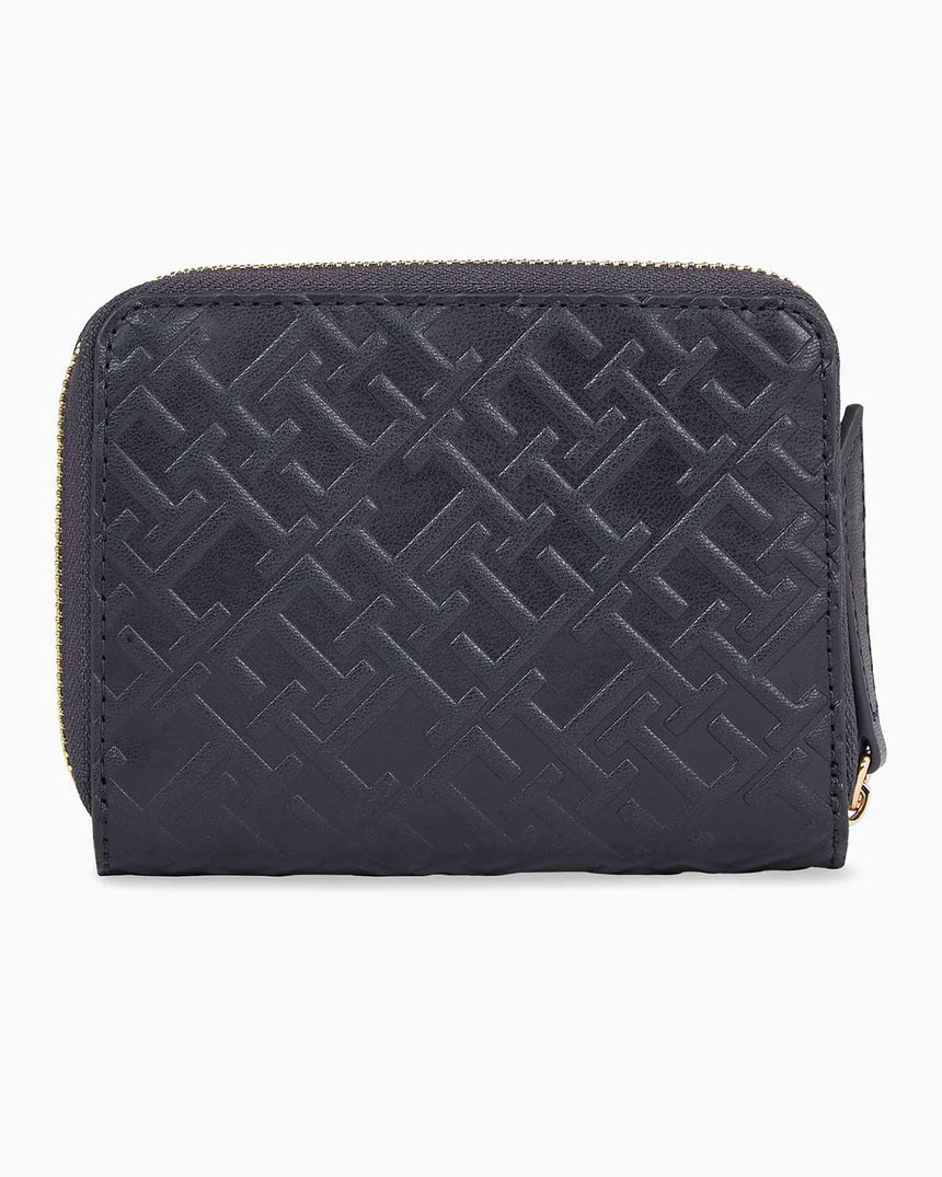 Tommy Hilfiger Refined Med Zip Around Wallet Cüzdan Space Blue