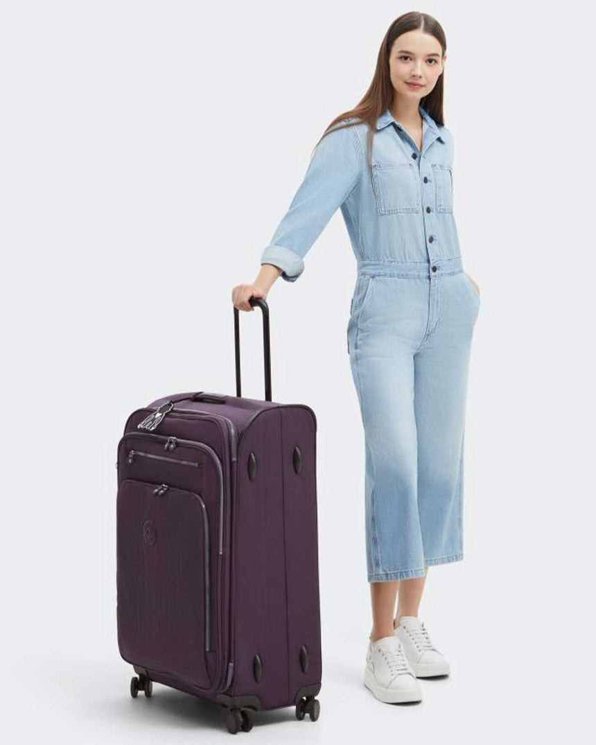 Kipling New Youri Spin L Büyük Boy Valiz ULTIMATE PLUM