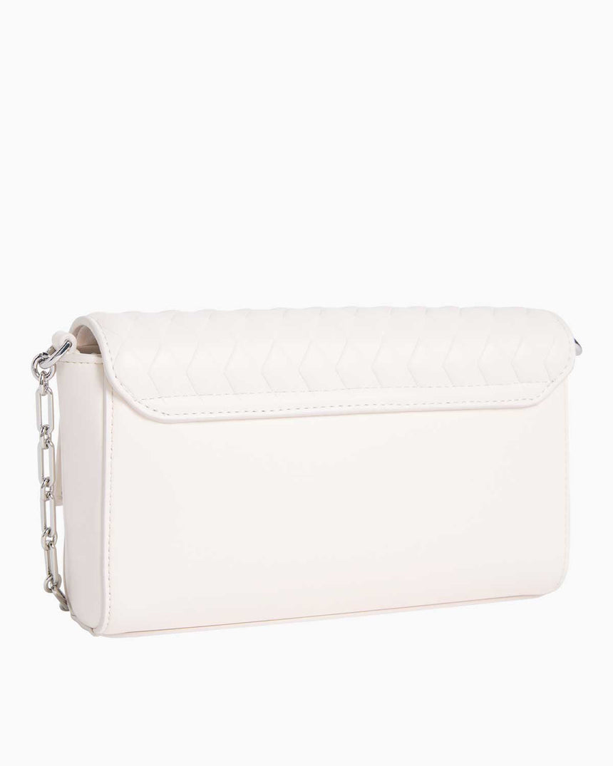 Calvin Klein Quilt Chain Mini Çapraz Askılı Çanta Chalk