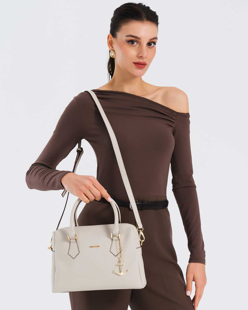 Nautica Uzun Askı Detaylı El Çantası Taş