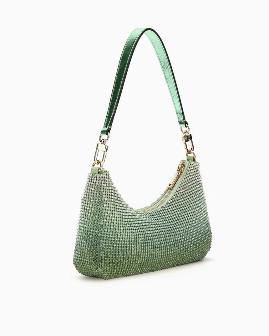 Guess Zalina Taşlı Omuz Çantası Celadon