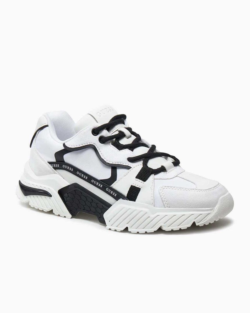Guess Carrli Runner Sneaker White - Black