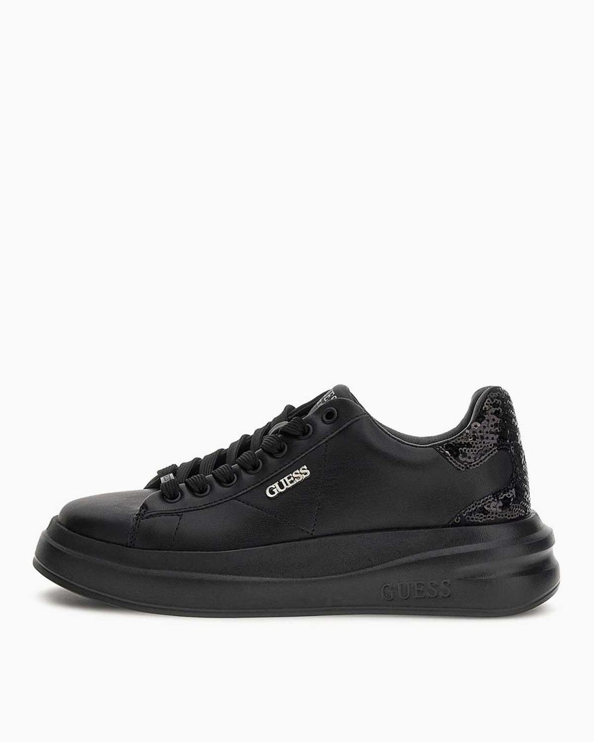 Guess Elbina10 Kadın Deri Sneaker Black