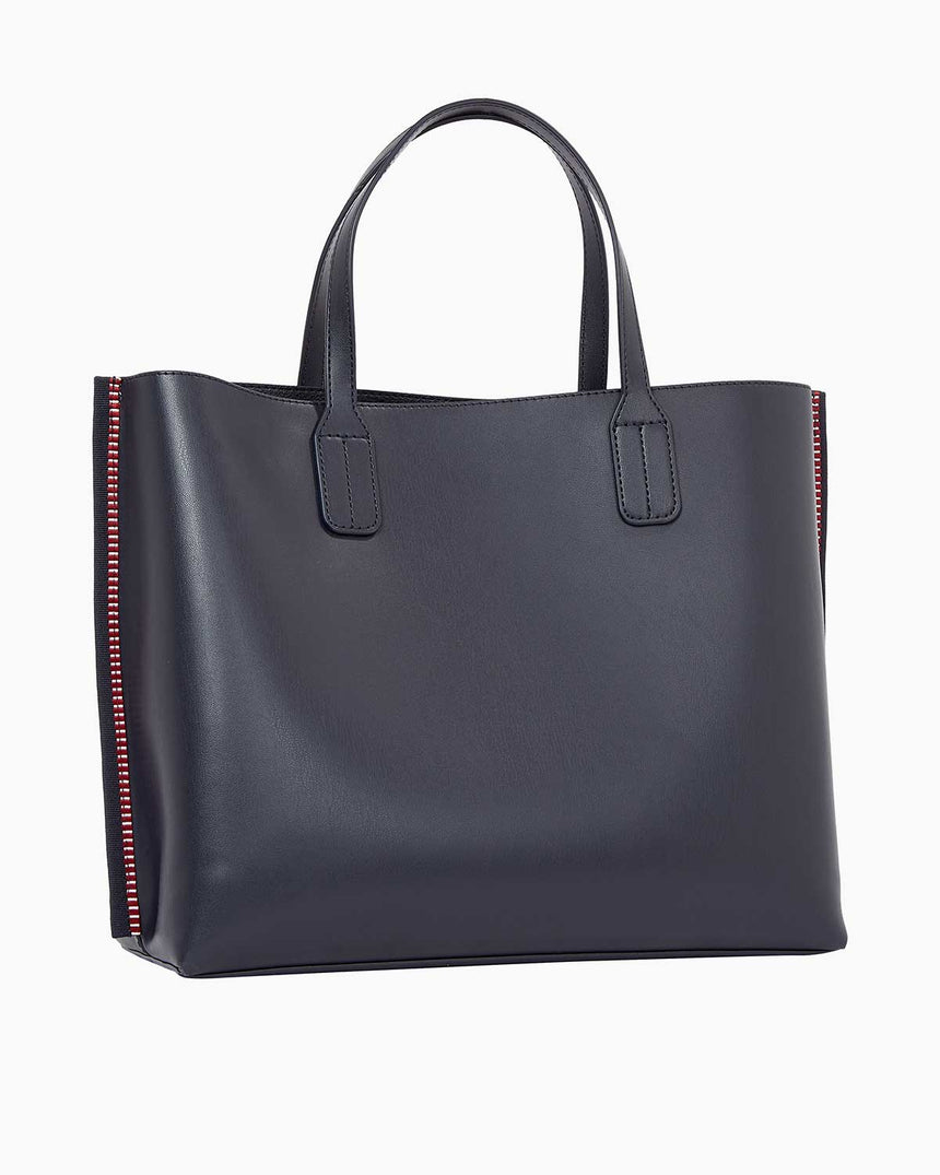 Tommy Hilfiger Distinct Satchel El Çantası Space Blue Corp