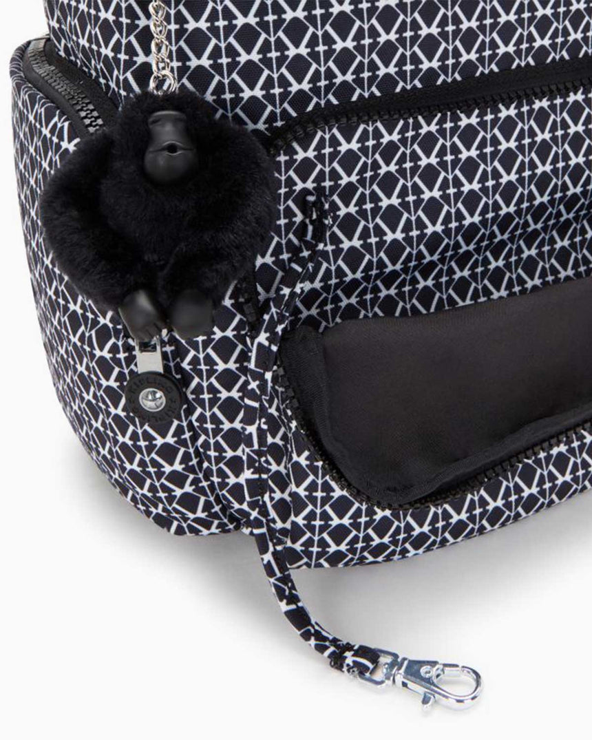 Kipling City Pack Zip Basic Sırt Çantası Signature Print