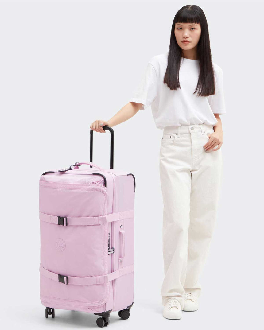 Kipling Spontaneous L Büyük Boy Valiz Blooming Pink