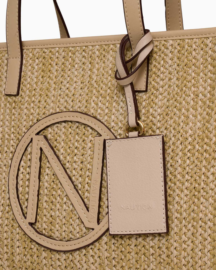 Nautica Aksesuar Detaylı Kadın Omuz Çantası Bej - Bej