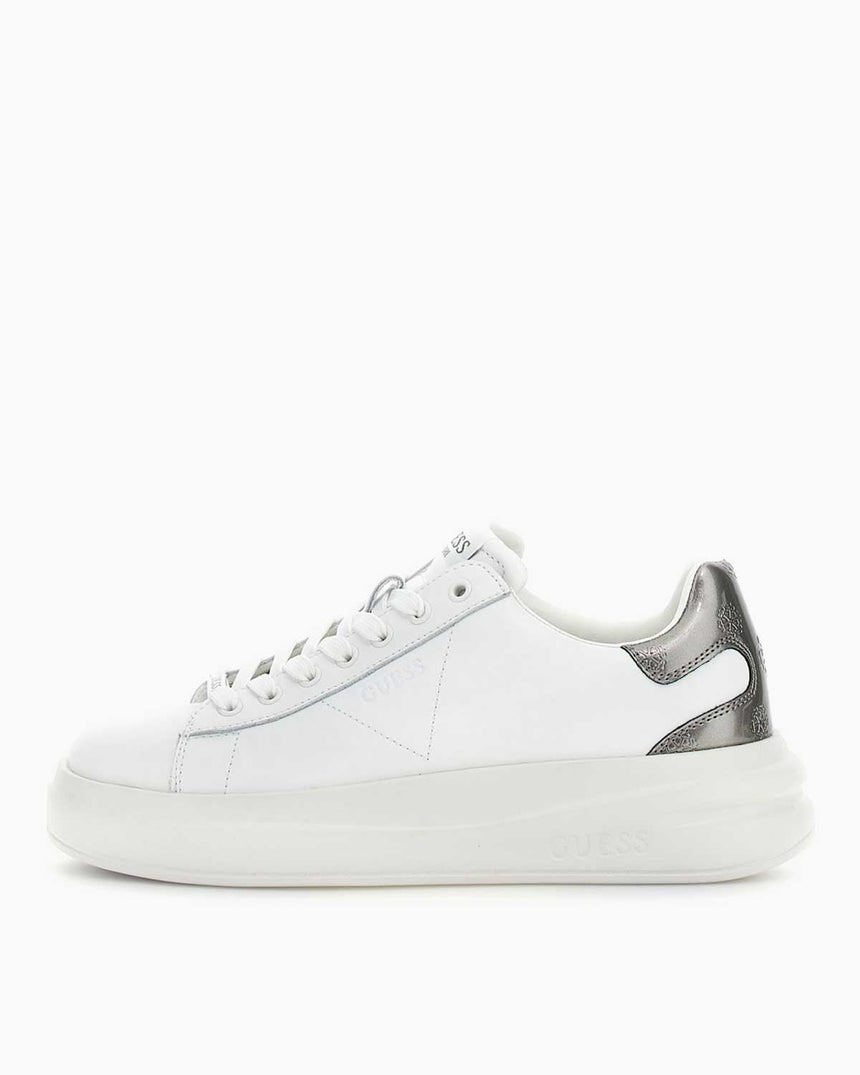 Guess Elbina Sneaker White Gunmetal