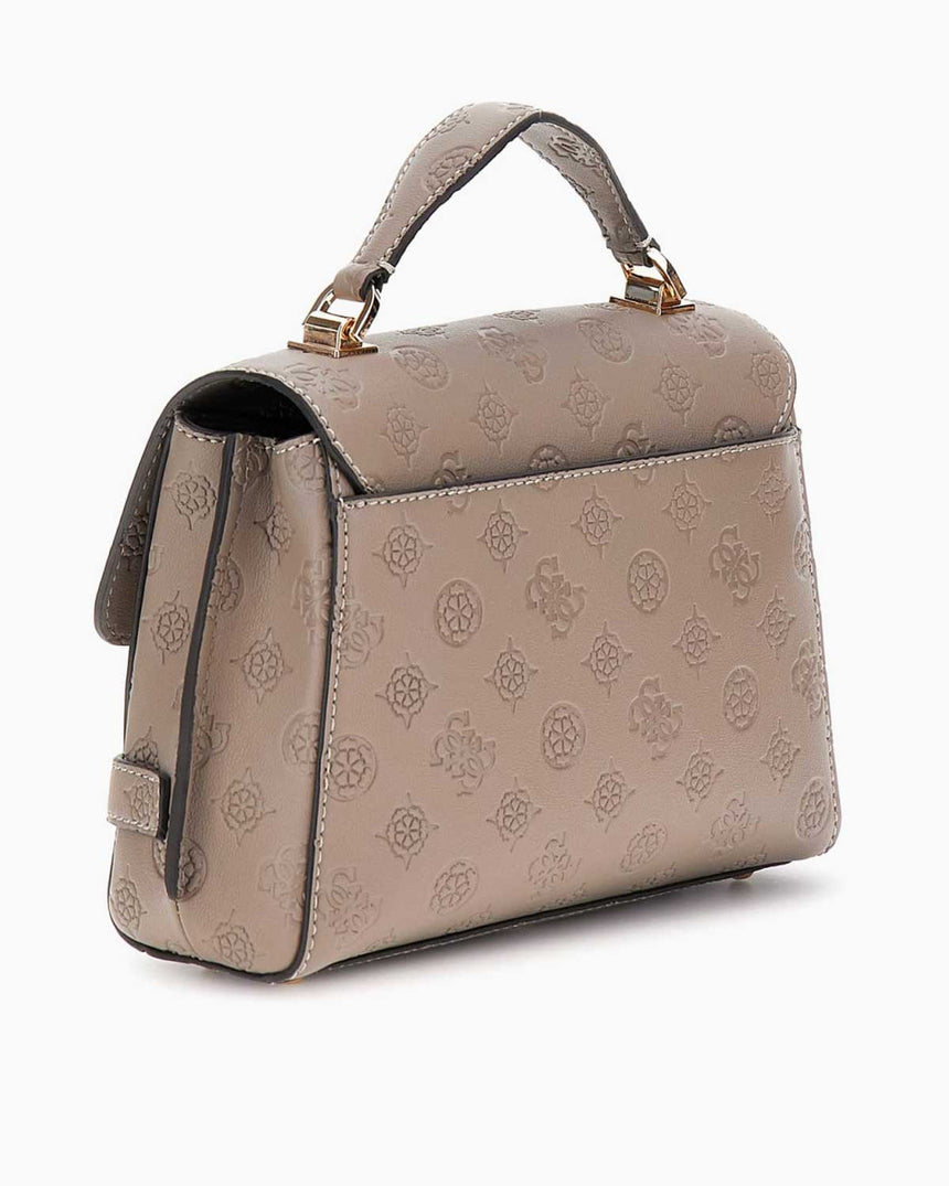 Guess Zarela Kapaklı El Çantası Dark Oak