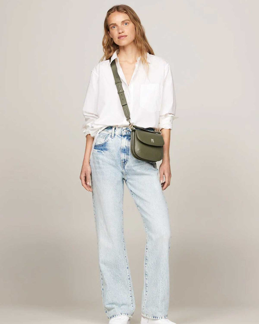 Tommy Hilfiger Chic Crossover Çapraz Askılı Çanta Utility Olive