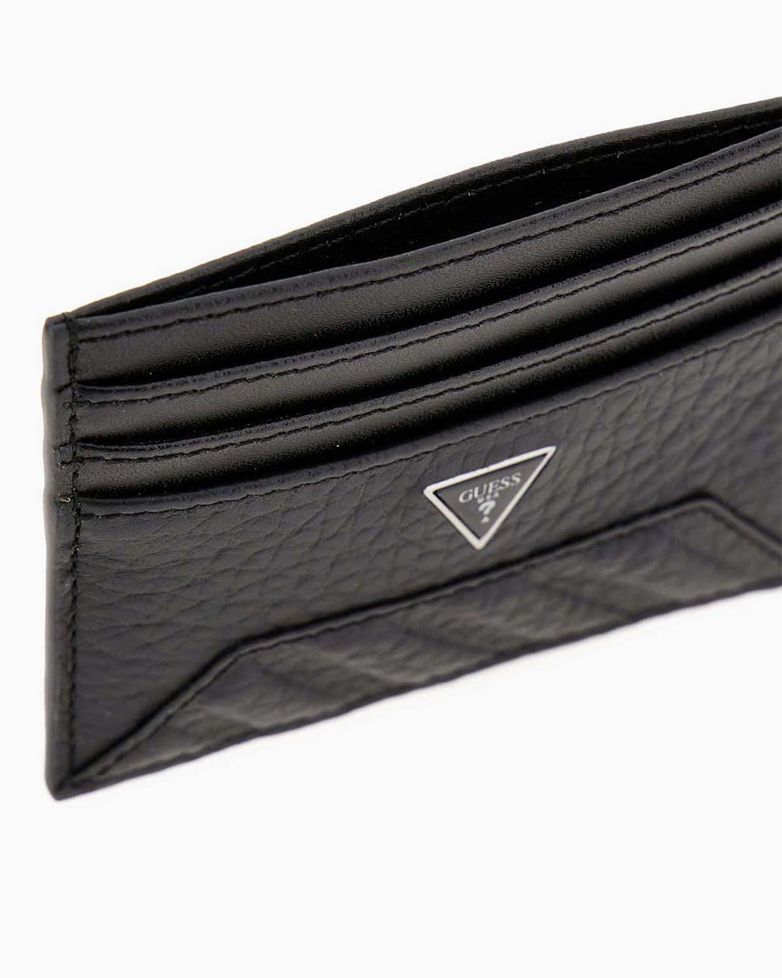 Guess Torino Erkek Kartlık ve Bozuk Para Bölmeli Deri Cüzdan Black
