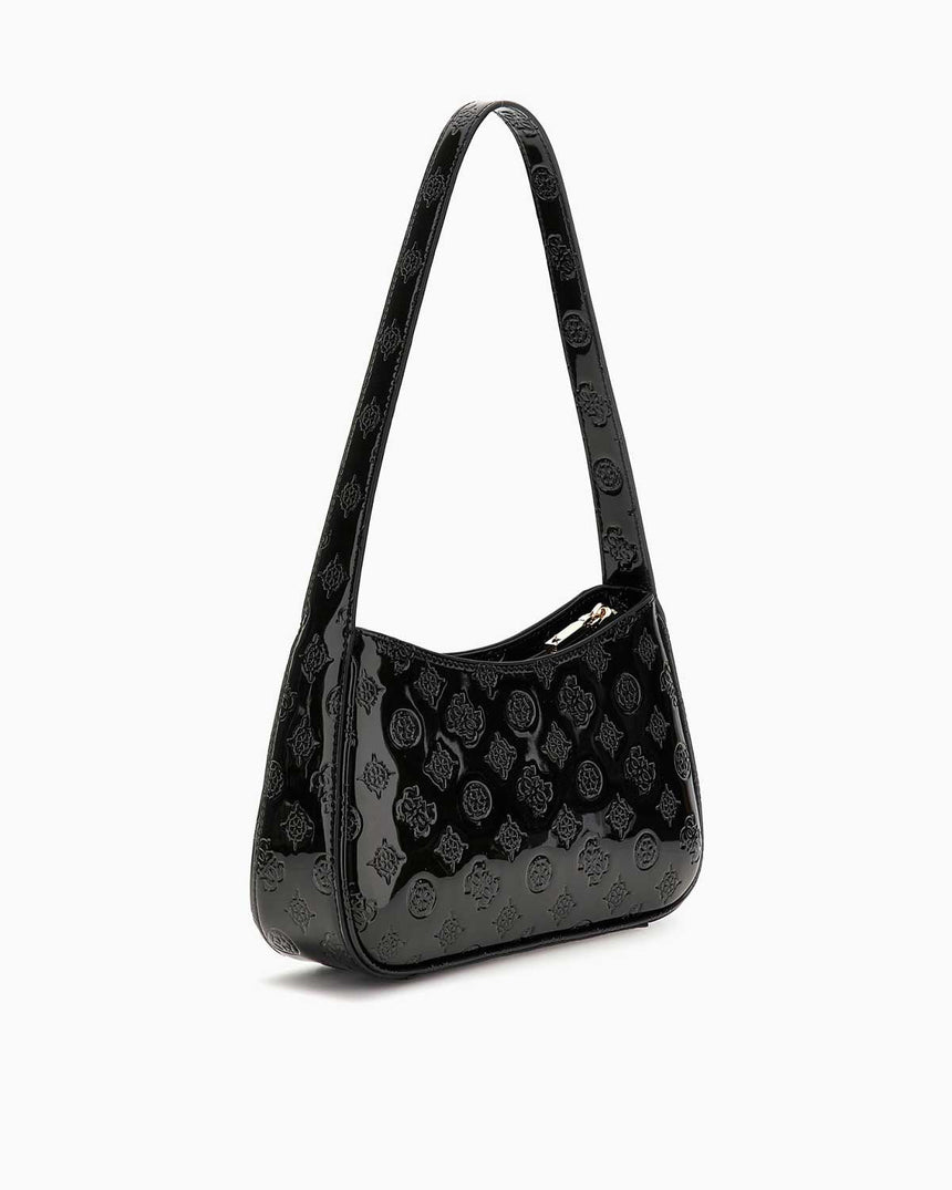 Guess Arnela Rugan Omuz Çantası Black Logo