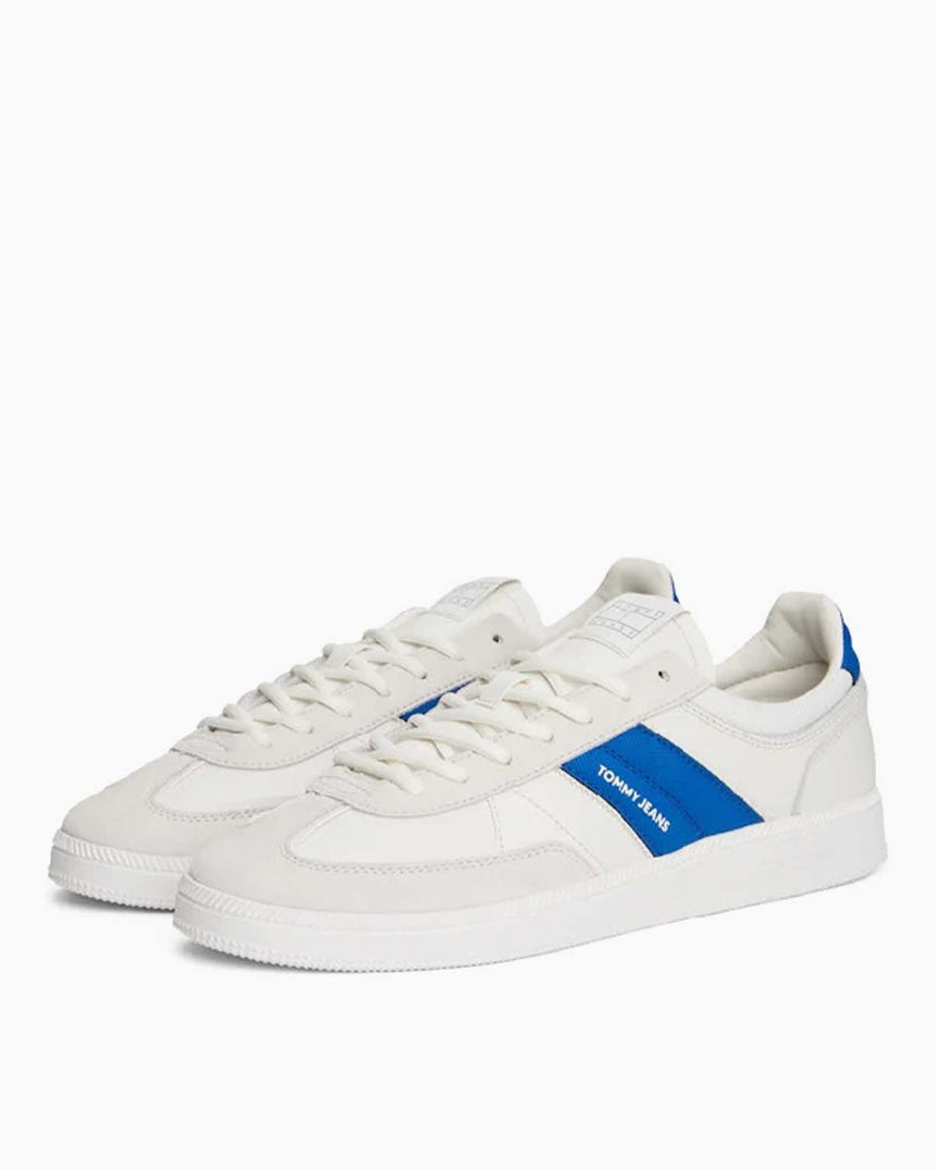 Tommy Hilfiger The Greenwich Edge Süet Erkek Sneaker Ecru/Vibrant Indigo