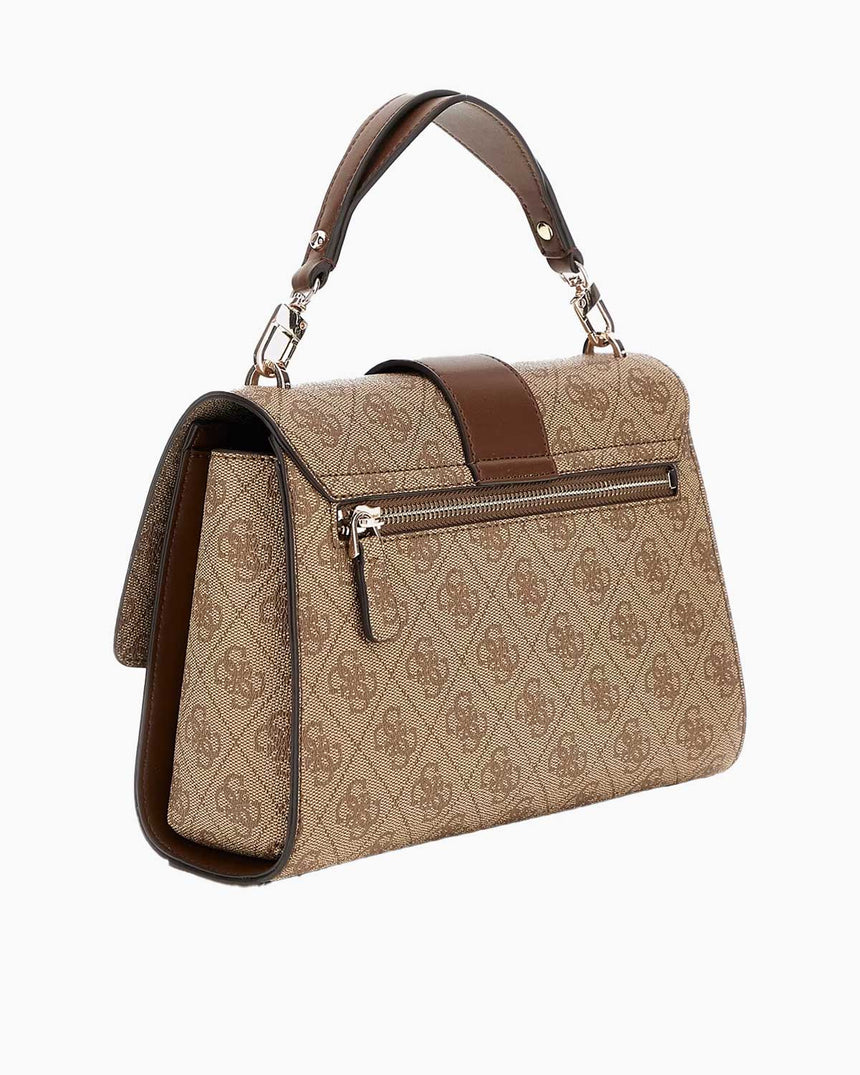 Guess Nolana Handle Flap Monogram El Çantası