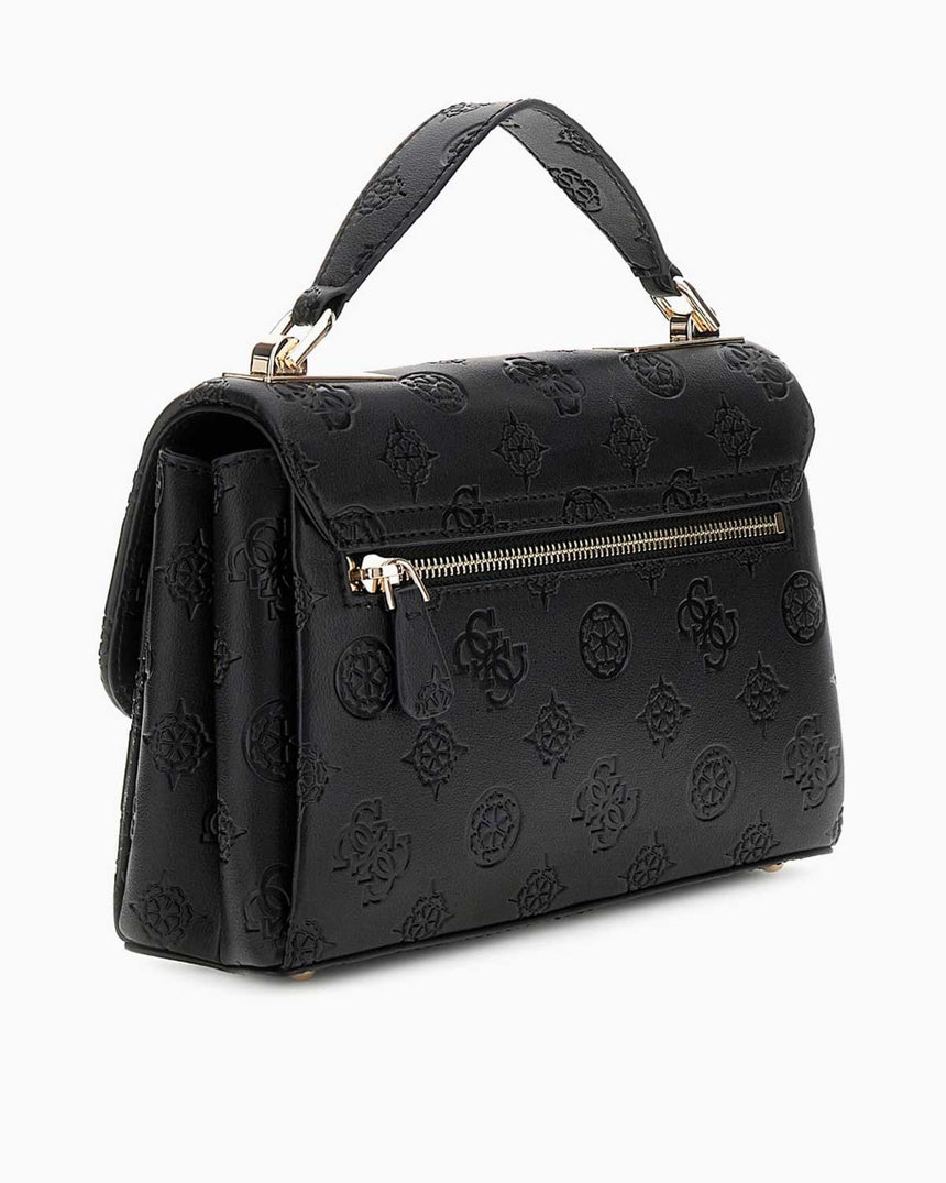 Guess Tisha Kadın Omuz Çantası Black Logo