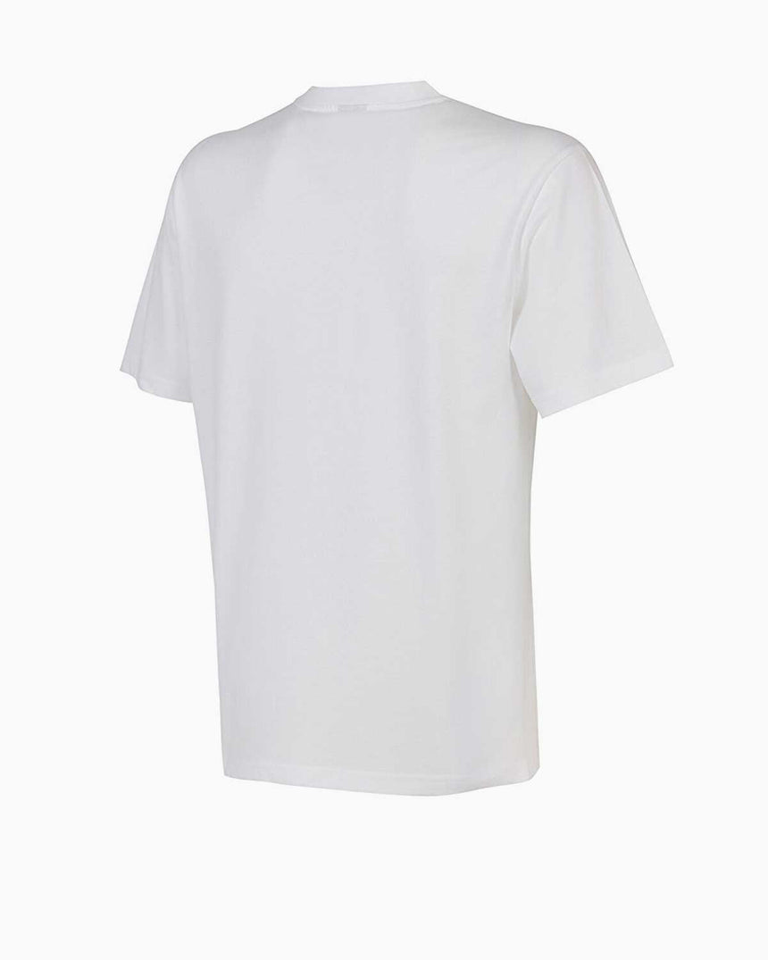 New Balance Lifestyle Erkek Logolu Tshirt Beyaz