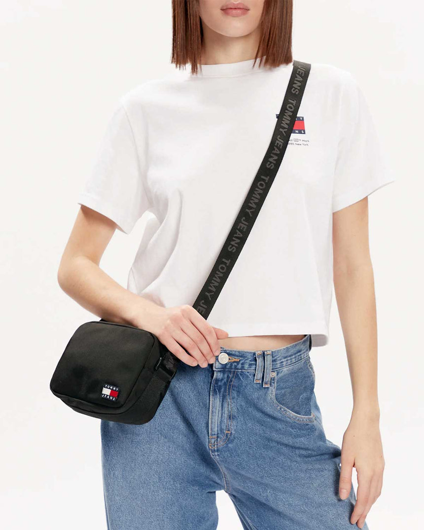 Tommy Hilfiger Essential Daily Crossover Omuz Çantası Black