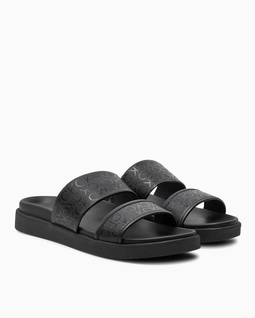Calvin Klein Flat Slide Epi Mono Kadın Terlik Black