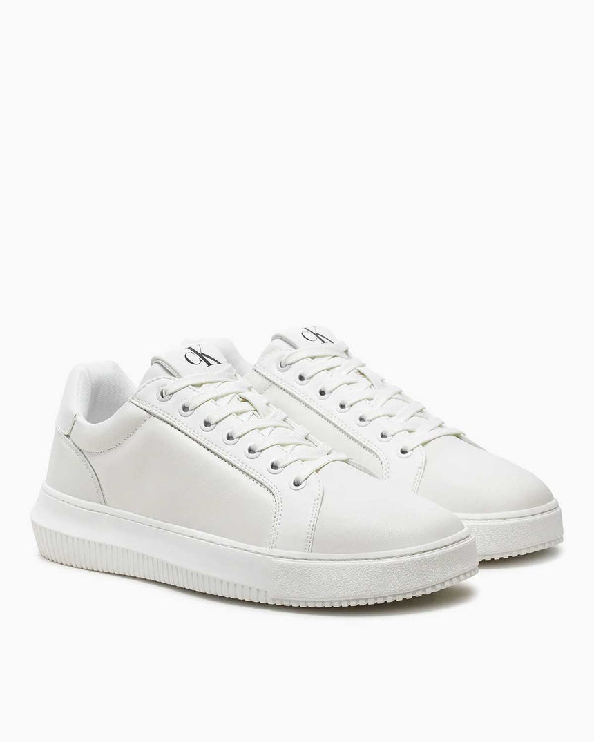 Calvin Klein Jeans Chunky Cupsole Clean Low Top Sneaker Triple Bright White