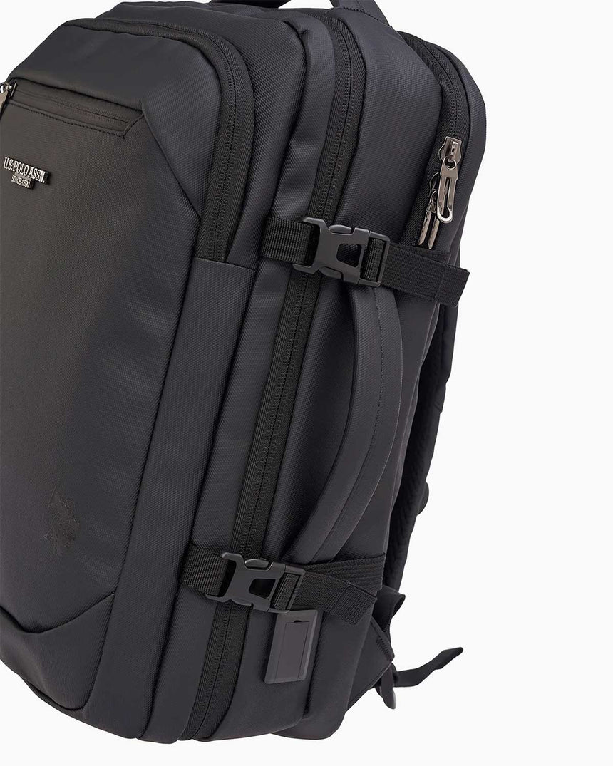 Us Polo Assn Ayarlanabilir Askılı Konforlu Sırt Çantası Siyah