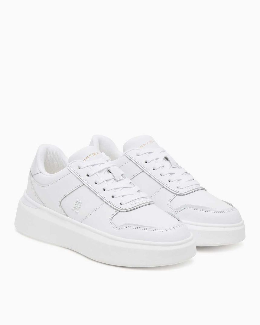 Tommy Hilfiger Estefania Patent Platform Kadın Sneaker White