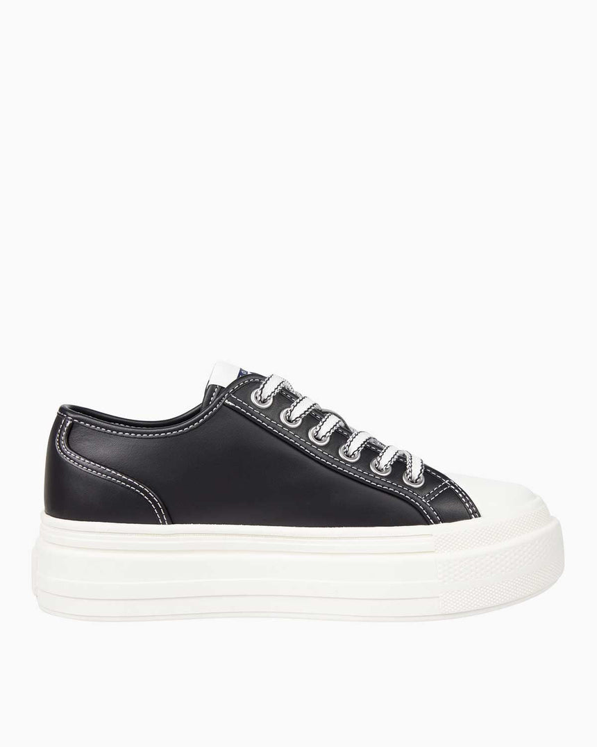 Tommy Hilfiger Foxing Low Top Sneaker Black